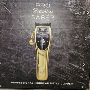 Stylecraft Brushless Saber PRO Metal Clipper NO CHARGER & Small Crack